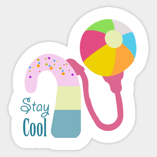 Cochlear Implant - Stay Cool Design Sticker